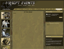 Tablet Screenshot of airsoftevents.com