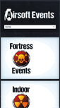 Mobile Screenshot of airsoftevents.be