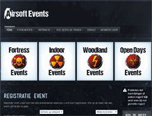 Tablet Screenshot of airsoftevents.be